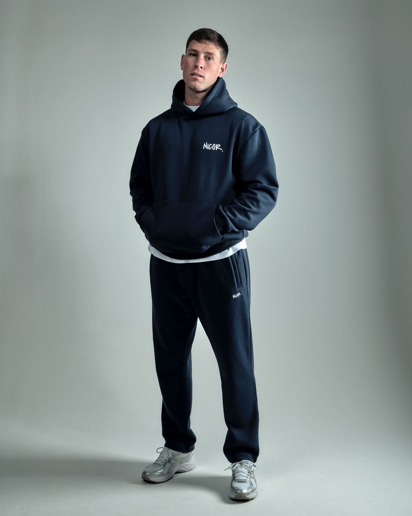 French navy Joggers